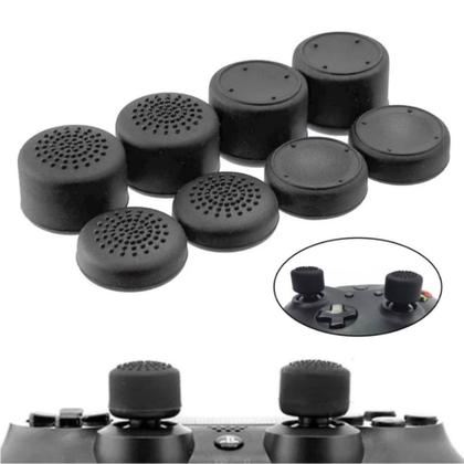 Imagem de Kit 8 Grips Extensores Para Analógicos Joystick PS3 PS4 PS5 360 ONE S X Series S X