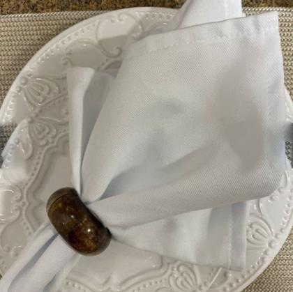 Imagem de Kit 8 Guardanapos De Tecido 200 Fios Para Buffet Mesa Posta