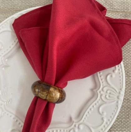 Imagem de Kit 8 Guardanapos De Tecido 200 Fios Para Buffet Mesa Posta