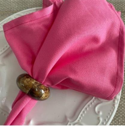 Imagem de Kit 8 Guardanapos De Tecido 200 Fios Para Buffet Mesa Posta