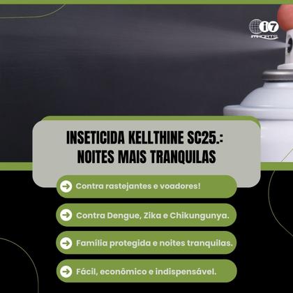 Imagem de Kit 8 Inseticidas Kellthine Mata Escorpião Dengue Insetos