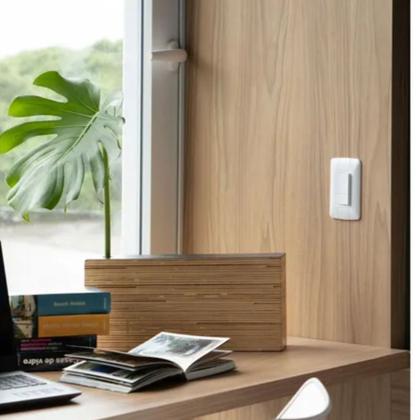 Imagem de Kit 8 Interruptor Simples 250v Branco Tramontina 57217004