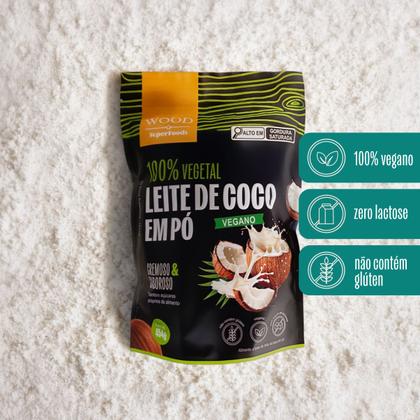 Imagem de Kit 8 Leite de Coco em Pó 100 Vegetal Vegano Sem Lactose 907g