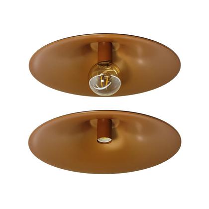 Imagem de Kit 8 Luminária Pendente Chapéu Chinês Com Interior Cobre Com Fiação 110/220v