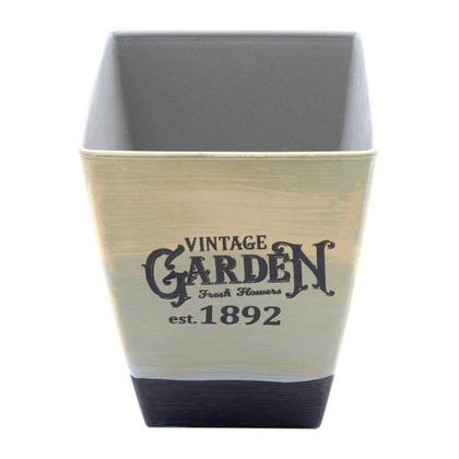 Imagem de Kit 8 Mini Vasos De Planta Cachepot Estampados Decorados 16cm