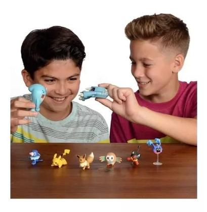 Imagem de Kit 8 Miniaturas Pokémon Pikachu Battle Figure Multi-Pack