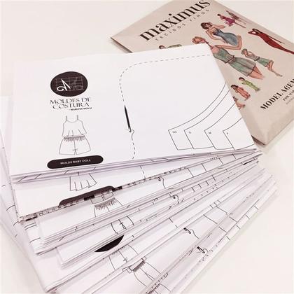 Imagem de Kit 8 moldes de costura pijama - Marlene Mukai