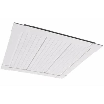 Imagem de Kit 8 Moldura Alçapão Forro Pvc Branco 60x60cm