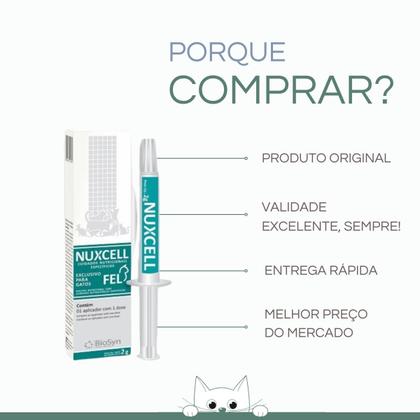 Imagem de Kit 8 Nuxcell Fel Imunidade Suplemento Vitamínico