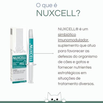 Imagem de Kit 8 Nuxcell Fel Imunidade Suplemento Vitamínico