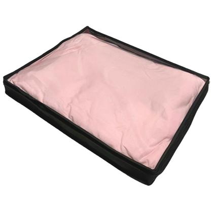 Imagem de Kit 8 Organizador Maleiro De Guarda Roupas Prime Preto Slim