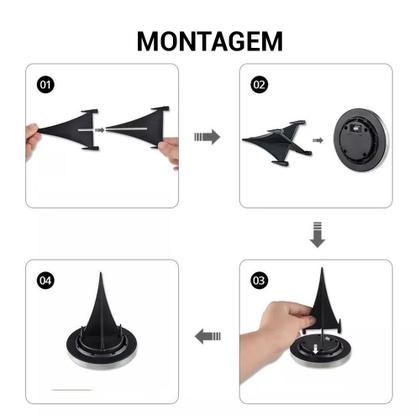 Imagem de Kit 8 ou 4 Peças Luminária Luz Solar Espeto Acionamento Automático ao Anoitecer Á prova D'Água Jardim Decoração