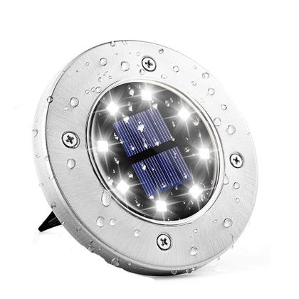 Imagem de Kit 8 ou 4 Peças Luminária Luz Solar Espeto Acionamento Automático ao Anoitecer Á prova D'Água Jardim Decoração