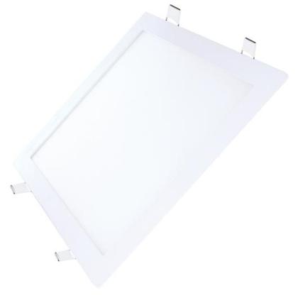 Imagem de Kit 8 Painel Plafon Led Quadrado Embutir 24w Luz Branca 6500K