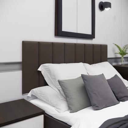 Imagem de Kit 8 Peças Cabeceira Estofada Modular 60x20 Cama Queen
