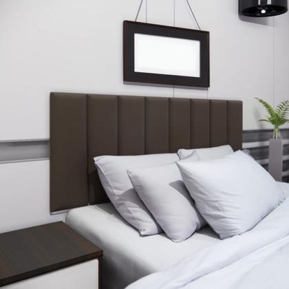 Imagem de Kit 8 Peças Cabeceira Estofada Modular 60x20 Cama Queen