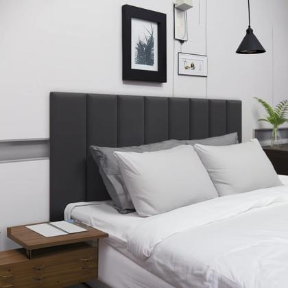 Imagem de Kit 8 Peças Cabeceira Estofada Modular 60x20 Cama Queen
