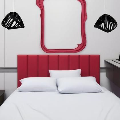 Imagem de Kit 8 Peças Cabeceira Estofada Modular 60x20 Cama Queen