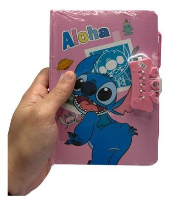 Imagem de Kit 8 Peças Papelaria Fofa Kawaii Lilo & Stitch Presente