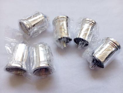 Imagem de Kit 8 Pés Para Cama Box Sofá Móveis 6cm Lis Cromado