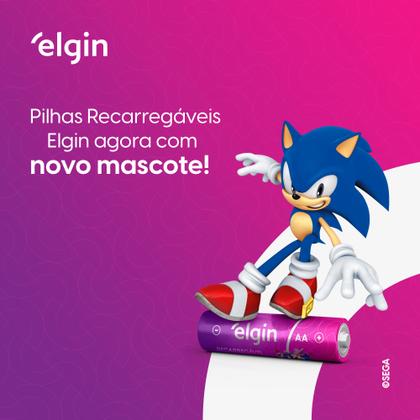Imagem de Kit 8 Pilhas Aa Recarregável Elgin 2500 Mah