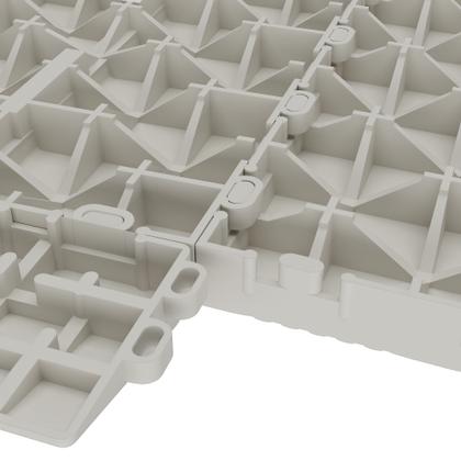 Imagem de Kit 8 pisos modular texturizado para area interna e externa