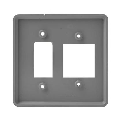 Imagem de Kit 8 Placas 4x4 1 Posto Duplo + 1 Posto Silentoque 8512