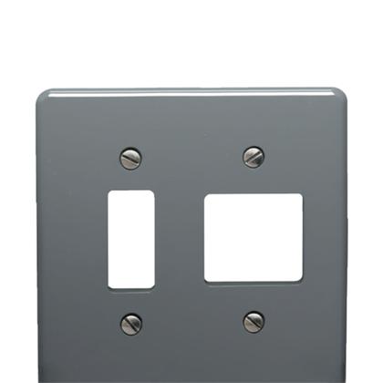 Imagem de Kit 8 Placas 4x4 1 Posto Duplo + 1 Posto Silentoque 8512