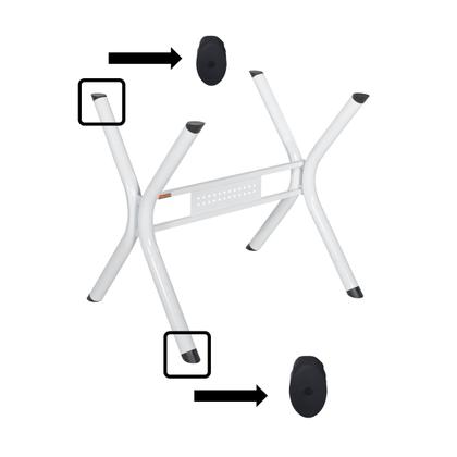 Imagem de Kit 8 ponteiras tampas angular 1.7/8 polegadas acabamento plastico - ciplafe