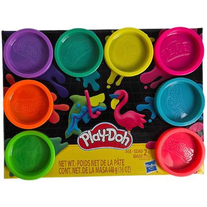 Imagem de Kit 8 Potes Play-Doh De Massinha De Modelar 448g