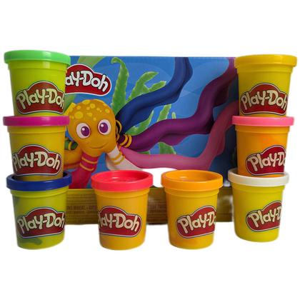 Imagem de Kit 8 Potes Play-Doh De Massinha De Modelar 448g
