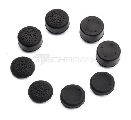 Imagem de Kit 8 Protetor Extensor Controle Analógico Grip Compatível Com PS5 PS4 PS3 XBOX Series XBOX One Xbox 360