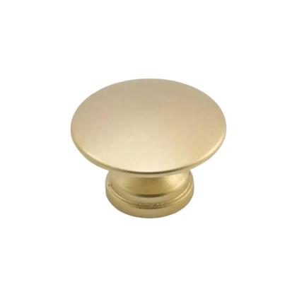 Imagem de Kit 8 Puxador Ponto 31mm Dourado Escovado Para Gaveta