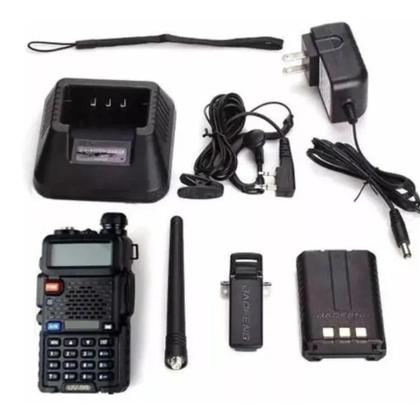 Imagem de Kit 8 Rádios Comunicadores Ht Dual Band Uhf Vhf Uv-5R