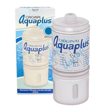 Imagem de Kit 8 Refil Elemento Filtrante Aquaplus 200Cart Carvão Ativo