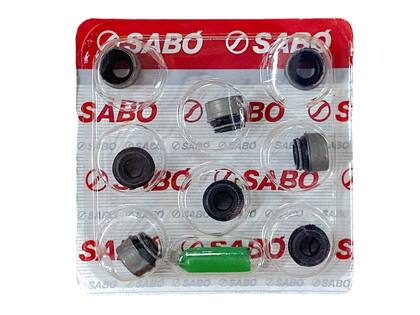 Imagem de Kit 8 Retentor de Válvula Sabó 03044BREF Fiat Fire VW AP Palio Gol Uno Siena Strada