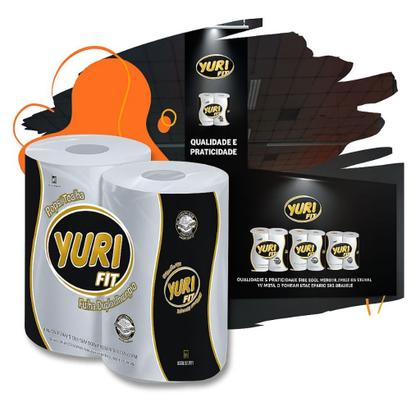 Imagem de Kit 8 Rolos Papel Toalha Branco para Cozinha Yuri Fit
