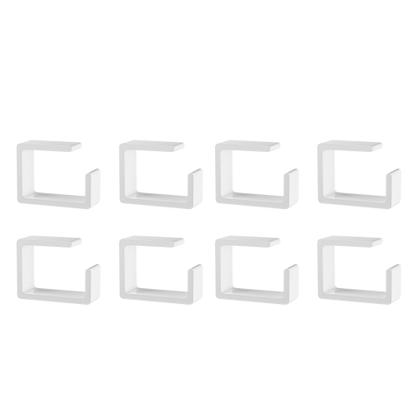 Imagem de Kit 8 Suporte Organizador de Fios Cabos de Mesa