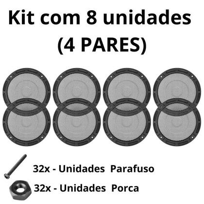 Imagem de Kit 8 Telas Plásticas 5 Polegadas Grade Com Parafusos Arlem