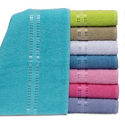 Imagem de Kit 8 Toalhas Banho Algodão Toque Suave leve
