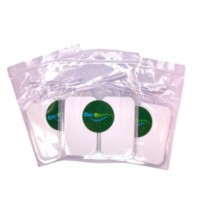 Imagem de Kit 8 unidades Eletrodo Auto Adesivo Fisioterapia 5x9 Cm