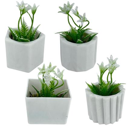 Imagem de Kit 8 Vasinhos Decoração com Plantinhas