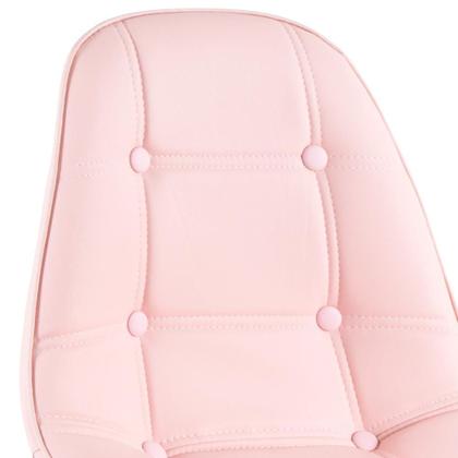 Imagem de KIT - 8 x cadeiras estofadas Eames Eiffel Botonê - Base de madeira clara