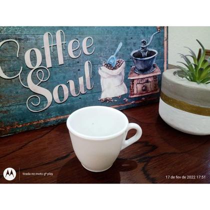 Imagem de Kit 8 Xícaras de Café Acrílico Resistente 85ml Coloridas