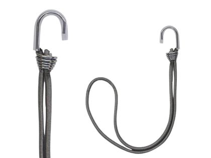 Imagem de Kit 80 Elásticos Extensor Borracha p/ Caminhão Carreta CINZA