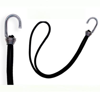 Imagem de Kit 80 Elásticos Extensor Borracha p/ Caminhão Carreta PRETO