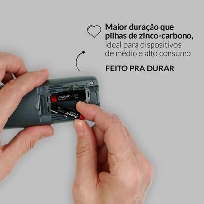 Imagem de Kit 80 Pilhas Alcalina Palito AAA 1.5v Cod: 408030032-5 Avant Use