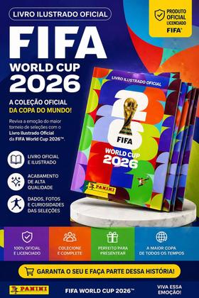 Imagem de Kit 84 Figurinhas Copa do Mundo 2026 Panini 12 Envelopes Lacrados Oficial Panini