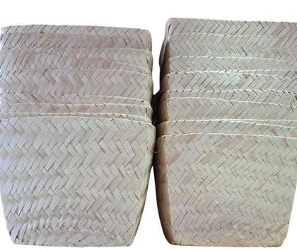 Imagem de Kit 8Un Cachepot De Palha Grande Enfeite Doces Mesa Festa