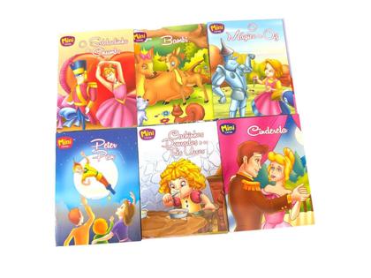 Imagem de Kit 8Un Mini Livro Infantil Com Histórias E Desenhos Criança